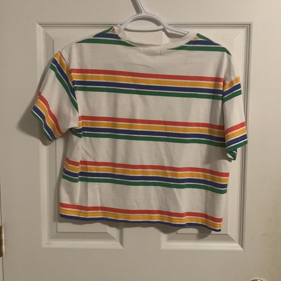 Forever 21 Rainbow Striped Shirt - Picture 2 of 3